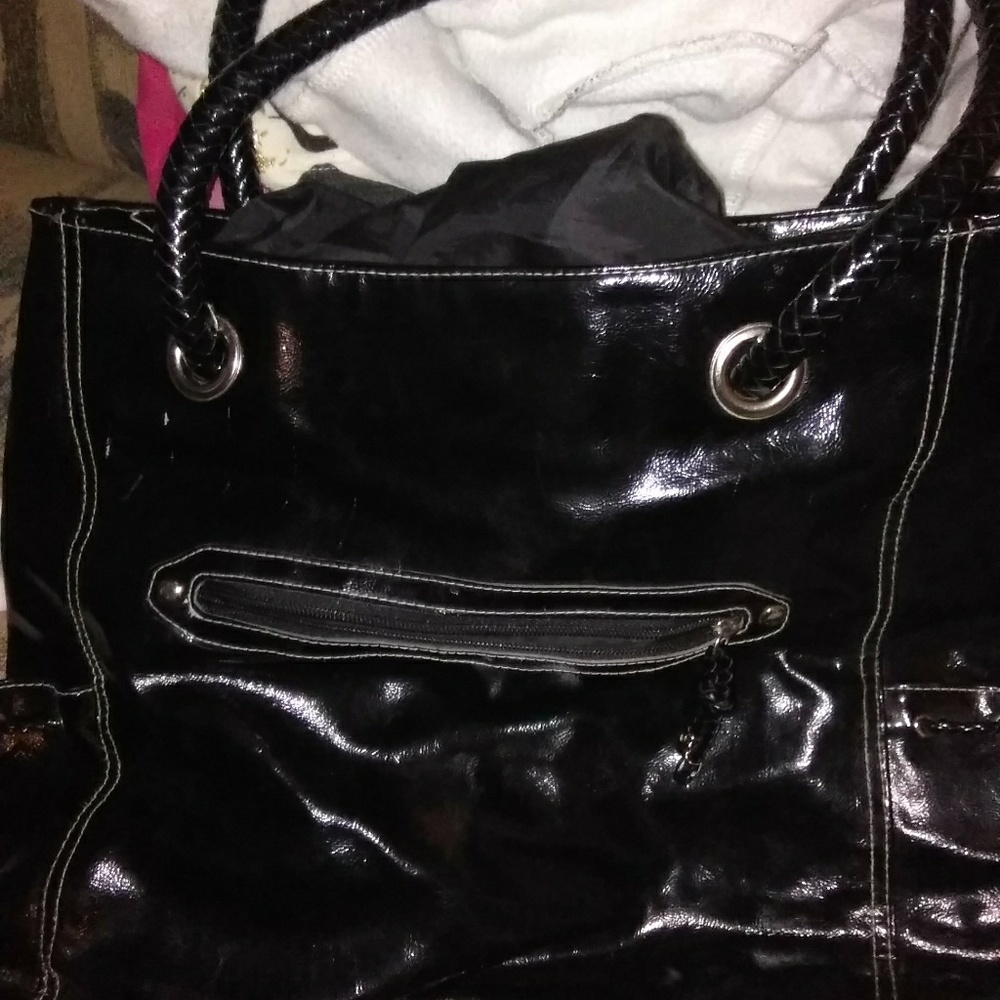 Leather handbag